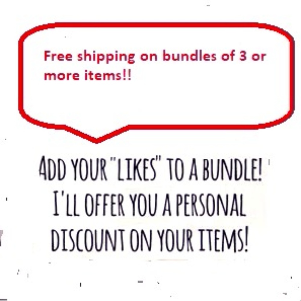 Free Shipping On Bundle Of 3+ Private Discount